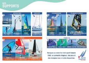 Grille des tarifs 2024 club voile Carnon Mauguio YCMC